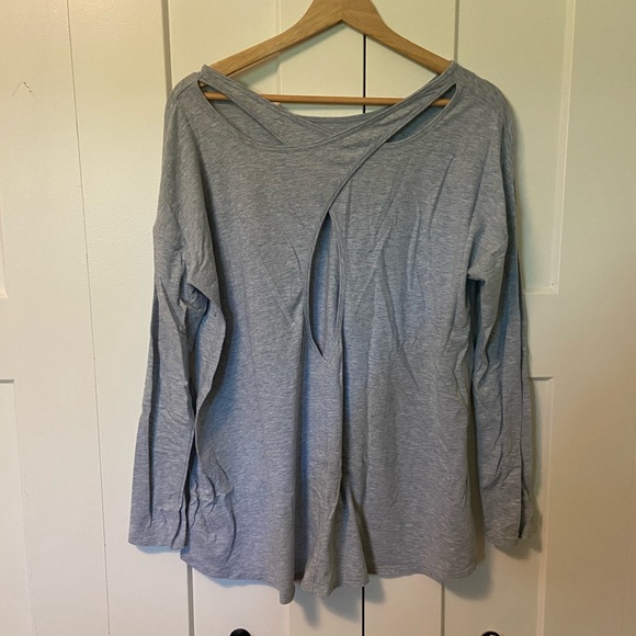 Lululemon | Long sleeve open cross back shirt - Picture 2 of 3
